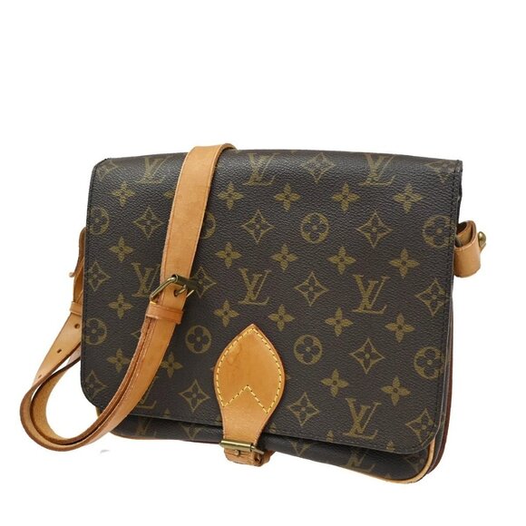 Louis Vuitton Handbags - LOUIS VUITTON Cartouchiere GM Shoulder Bag Monogram Leather Brown M51252 72CA570